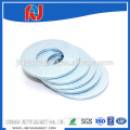 strong multipole ring magnet for sale in zinc coat